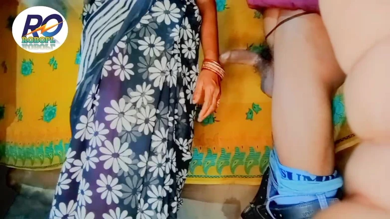 Robopll: Indian Desi Fucking in Black Saree, Ass and Pussy Fucked...