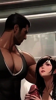 Tifa potká nový penis ve vlaku