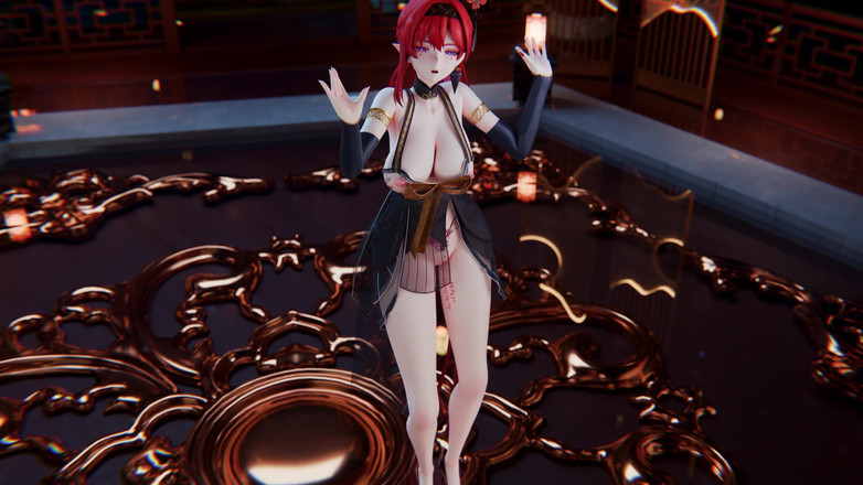 MikuMotion: [mmd] boutique Yinyin-bingbing coreano danza erotico lingerie osceno spogliarello