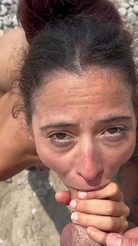 Hardcore-sex Am Strand Mit Einer Kolumbianerin