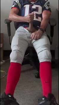Jockdad87 Jerks and Shoots a Load in His Football Uniform
