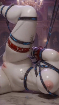 3D Hentai Cowgirl Doll - Smart Frânghii de control și Float Ahegao