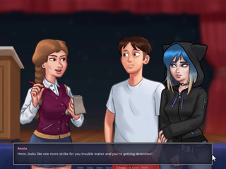 Johannes Gaming: 夏の物語:ジェニーは私とセックスするのが大好きで、制服のコードを却下する使命