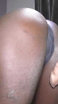 Long Legged Black Chick Takes a Big Cock and an Internal Cumshot