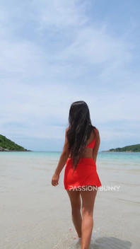 Krása Bikiny a Horký Pohoda Na Pláži