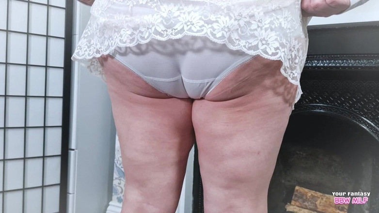 BBW_Wife: Тітонька Janes, бюстгальтер і трусики