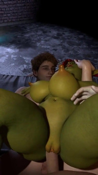 Goblin girl dupla penetração