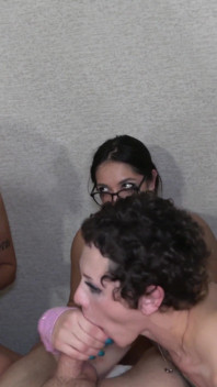 Reverse Blowbang with 5 Babes After the Orgy