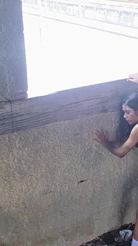 Peguei a Sapatão Bolado No Terraço 100% Anal