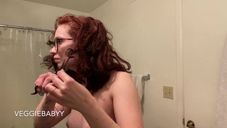 Veggiebabyy: 6 zoll Haare nackt abschneiden