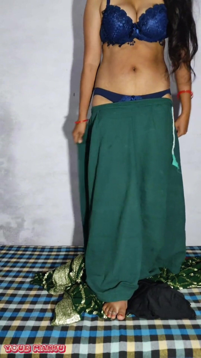 Divyax: 3rd Day of Young Tight Boobs Bhabhi Playing with Self