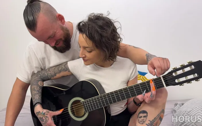 Horus X: Tatooed Babe Lena Fucks Her Guitar Tutor