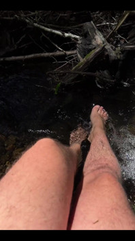 Rushing Water Against My Hirsute Legs
