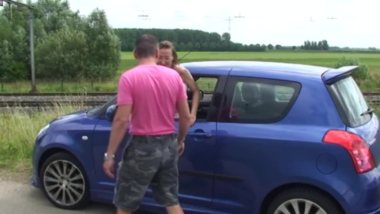 Mature Climax - 100% Mature Videos: Horny mature woman found a quick fuck near the highway