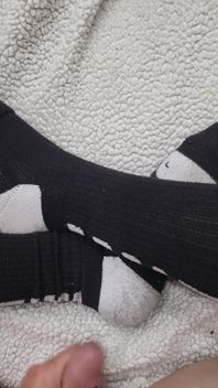 Cum on Nike Elite Socks