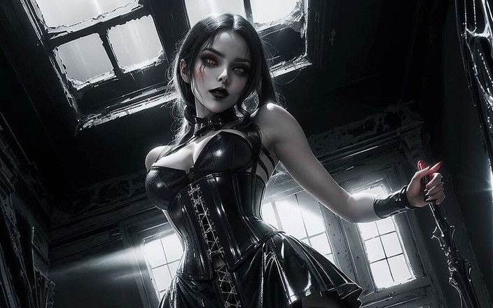 The queen of Satan: 自宅でセクシーな大きなお尻を示す