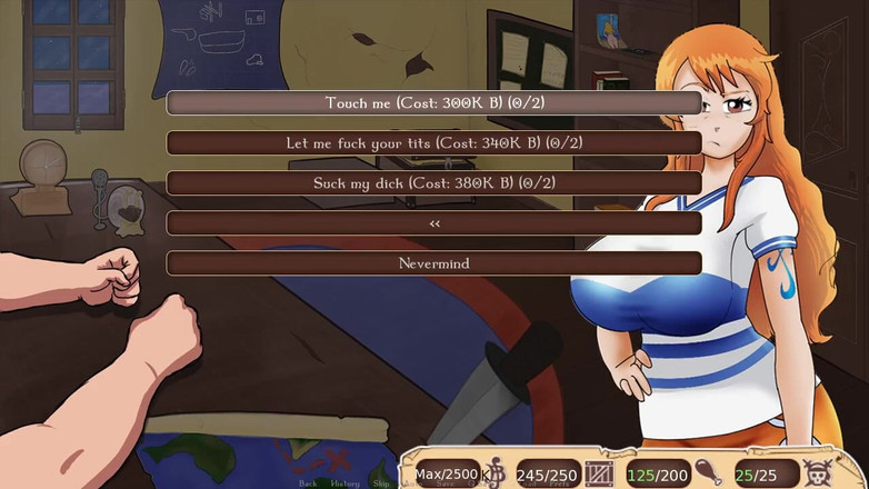 LoveSkySan69Real: One piece - pelatih bajak laut bagian 7 nami ngocok kontol kaptennya...