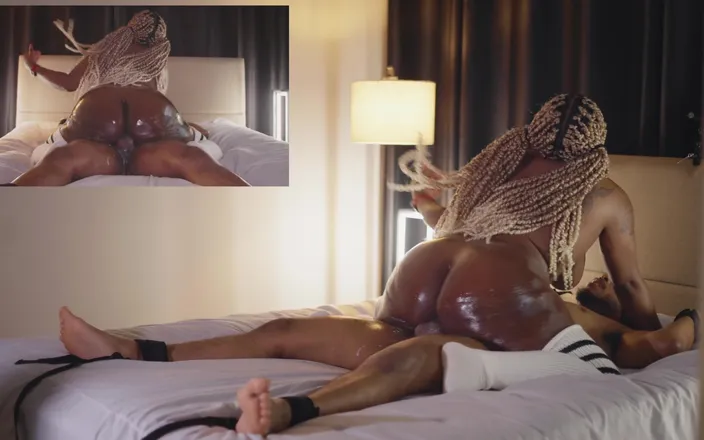 Dark Wet Dreemz: Fat Booty BBW Black Girl Rides Dick with a Vengeance