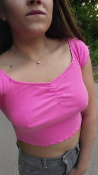 Lost in Holland Wetting Jeans Outdoors