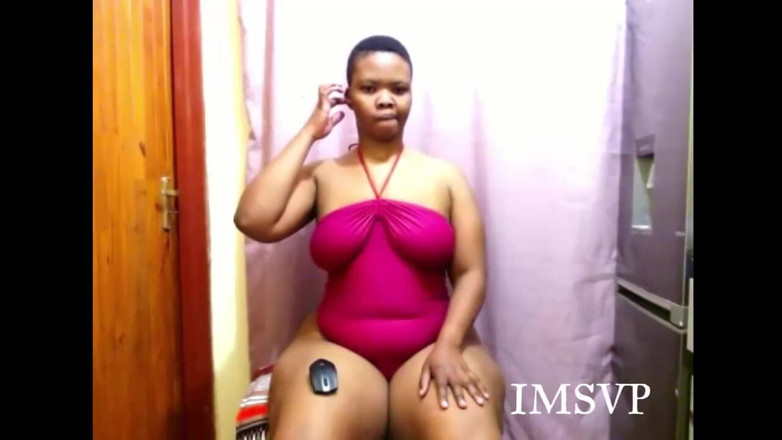 Big black clapping booties: Jack off to my ginormous ass in a sexy bikini,...
