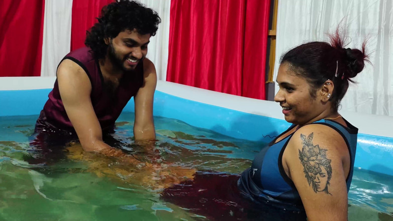 Vaigavarun45: Pool Romance with Lip Lock