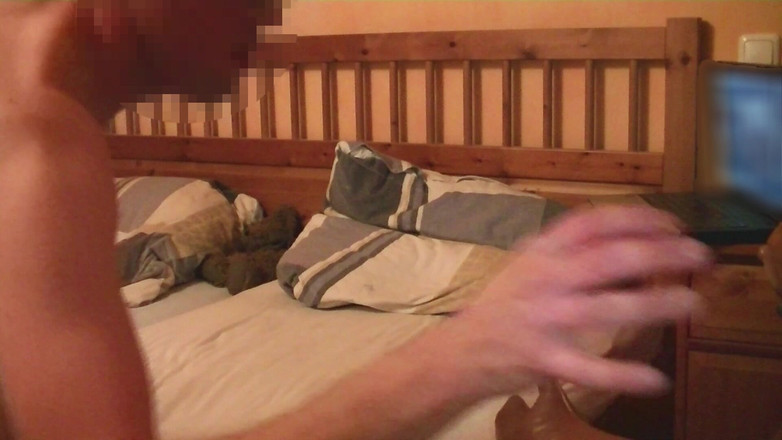 Mark Hannes: Preto sexdoll creampie foda masturbação