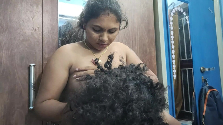 Vaigavarun45: 보지에서 핫한 섹스로 키스를 빨아주는 젖탱이의 쉬미와 트랙 제거 및 핫한 키스