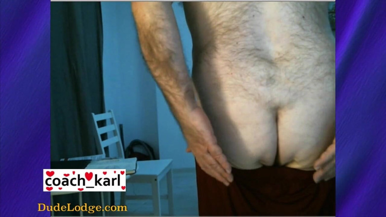 Coach Karl dude lodge: El culo suave como de seda del entrenador Karl