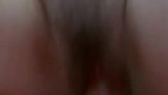 Curvy and sexy brunette MILF with big tits and hairy pussy moans and moans while being fucked in various positions