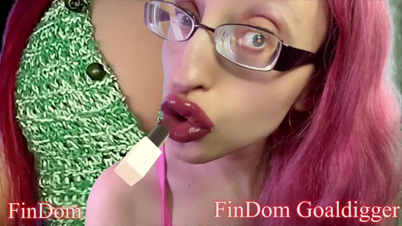 FinDom Goaldigger: 口紅の変身