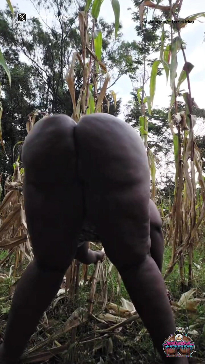 Miss weirdos: Shaking It Outside in the Village Maize Plantation