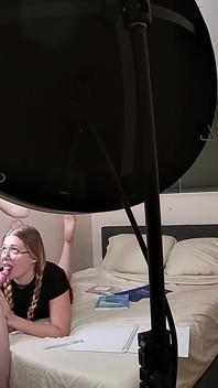 Stepsister Needs Extra Help Studying Anatomy Bts