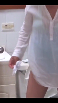 My Wife, a Beautiful 58-year-old on the Beach, Shows off and Masturbates with Hers
