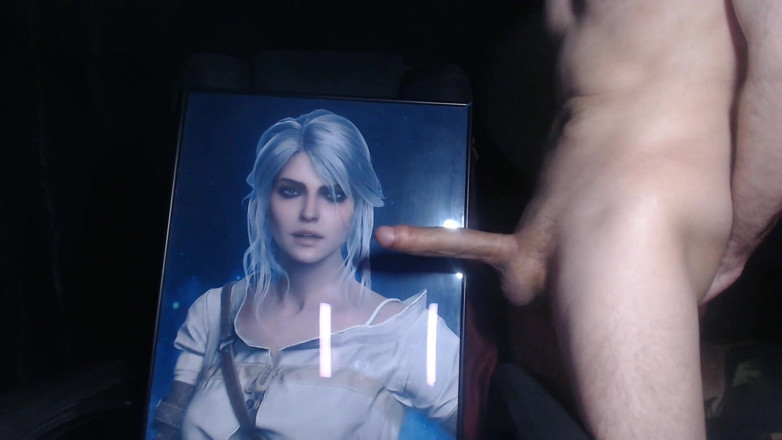 Alex Metallov: Cum Tribute for Ciri (game Character From Witcher 3)
