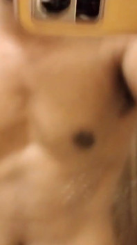 Indian / Desi Muscular Guy Flashing Big Black Cock / Lund, Solo Cum..