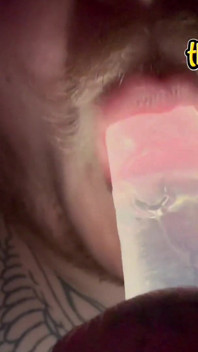 Glowing Dildo - Smoking
