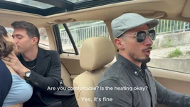The Chauffeur Is Invited to a Threesome of a Couple in Love