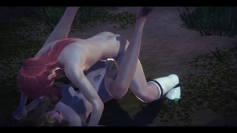 HentaiTubes: Hentai necenzurováno - Hermi kouří a šuká v parku v noci - japonská...