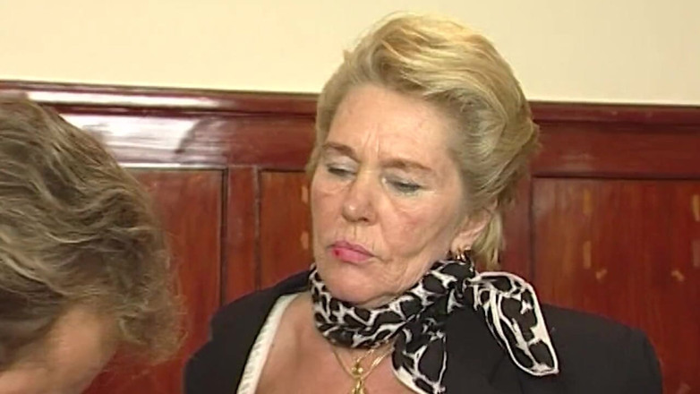 VintageXMovies: Mature Blonde Judge Deepthroats and Rides Thick Cock in Court