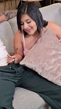 My Stepbrother's Girlfriend Is Such a Slut That I Fuck Her Without Him Finding Out - Brandon Cruz & Naty Delgado