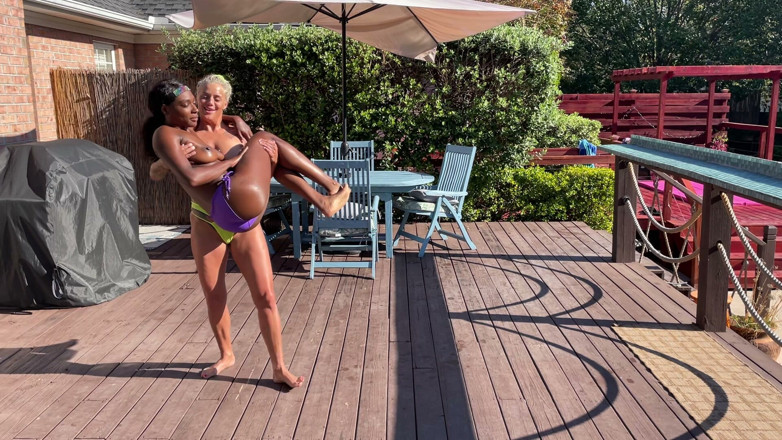 CJ Films: Topless Lift and Carry Featuring Paris Love and Andi Vicious