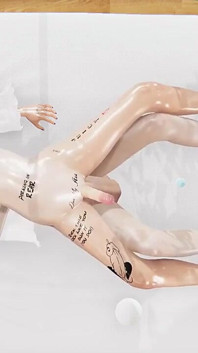 Yaoi - il femboy viene scopato da un cazzo enorme