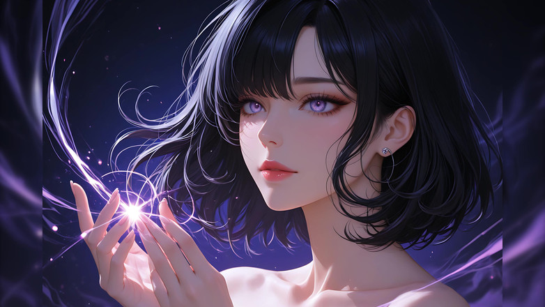 LustRender: Lustrender Slideshow: Nahá Mystic Enchanter Trance Swirling Kouzlo - Ai Video