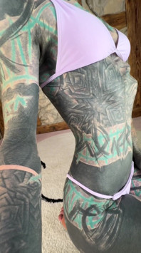 Do You Like My Inked Body?follow Me Now for More!