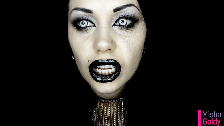 Goddess Misha Goldy: Твоя груба смертність за те, що ти така дупа!