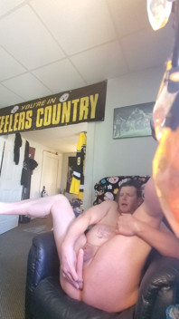 Lee Przybylowicz Hiding His Pathetic Little Sissy Clitty Behind a Water Bottle