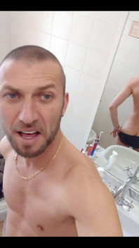 Jerking off in the Bathroom