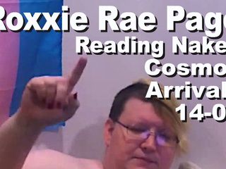 Cosmos naked readers: Roxxie Rae Page Reading Naked the Cosmos Arrivals 14-05