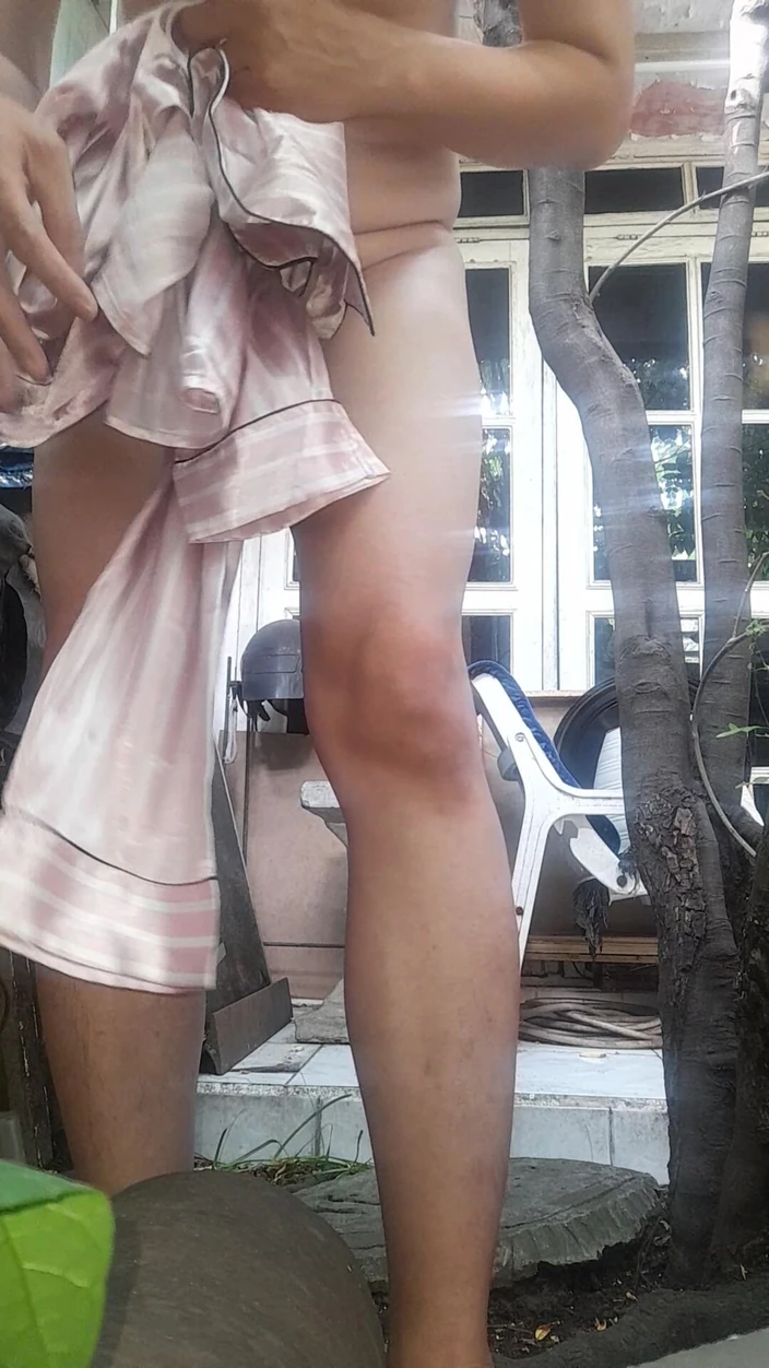 Naomisinka: Fetish Satin Pajamas Melancap Crossdresser Melancap