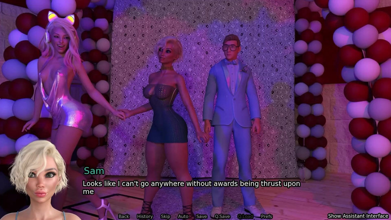 Studio-77: Anální sex nevlastní sestry - porno hra sexbot